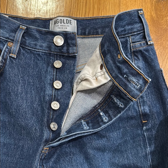 Agolde Remy High Rise Straight-Leg Jeans - Picture 6 of 9